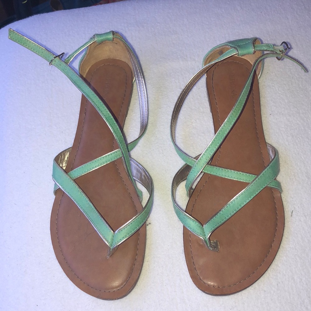 Teal 9.5 sandals